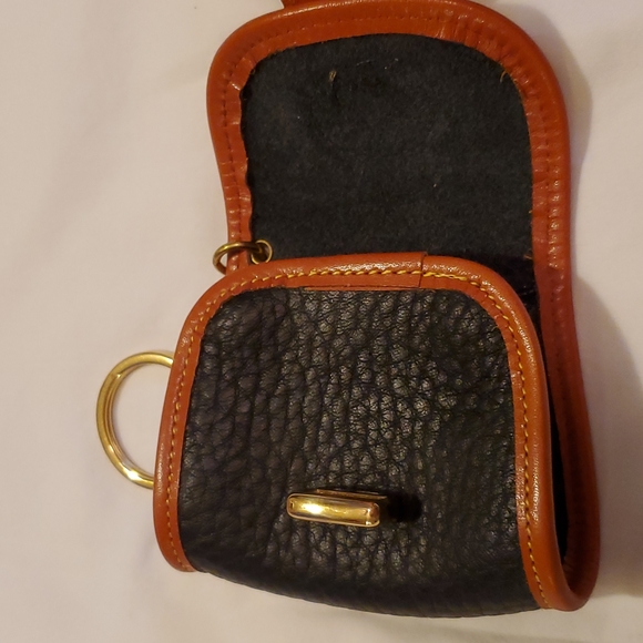 Vintage Dooney & Bourke All Weather Leather - Over Under Duck - Key Caddy - Picture 8 of 9